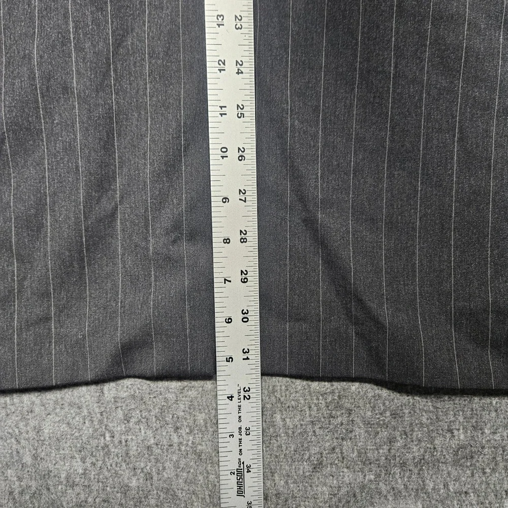 Jos. A. Bank Blazer Mens 44R Gray Pinstripe Wool Signature Collection USA